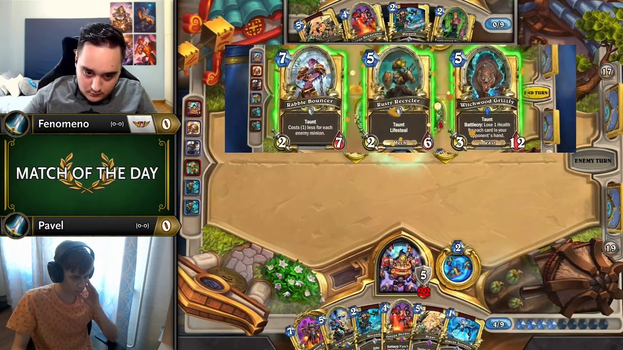 Match of the Day: Fenomeno vs Pavel - Hearthstone Grandmasters Europe S2 2019 - Week 1