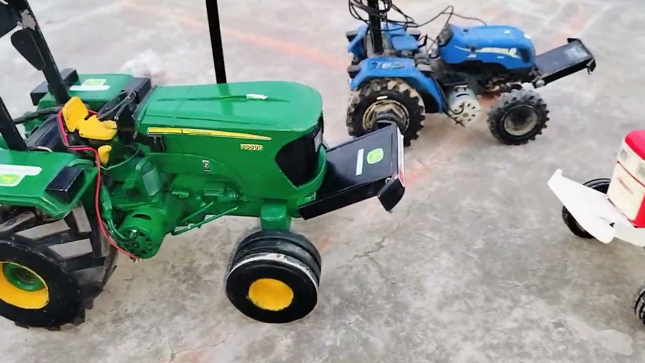 How to make metal gear box RC tractor New Holland upgrade