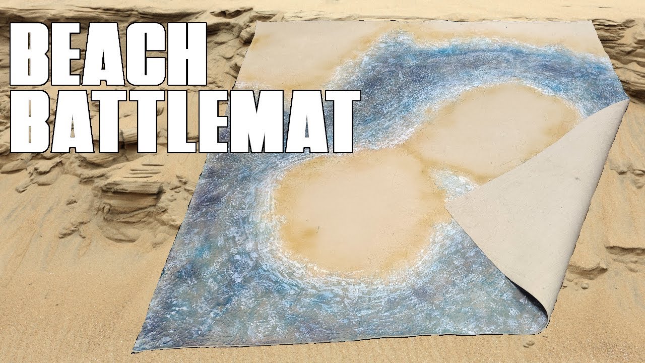 DIY Flexible Beach Battlemat