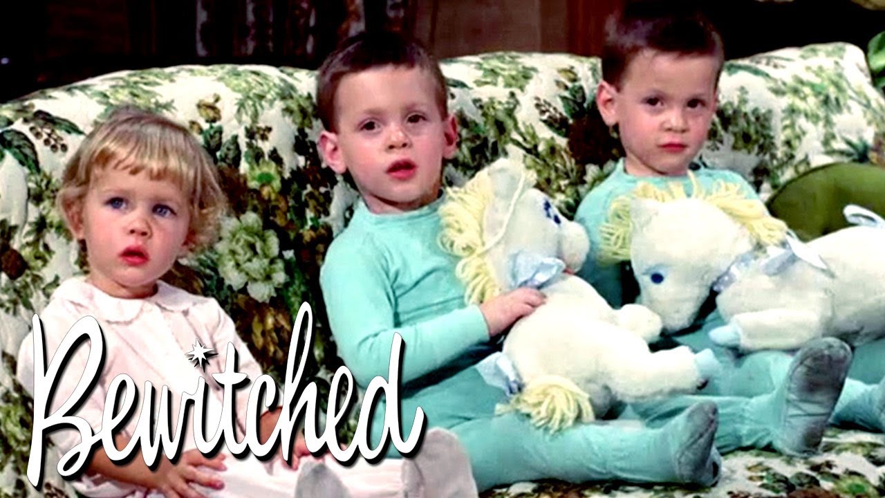 The Tates' Child Has Been Zapped Into Twins | Bewitched
