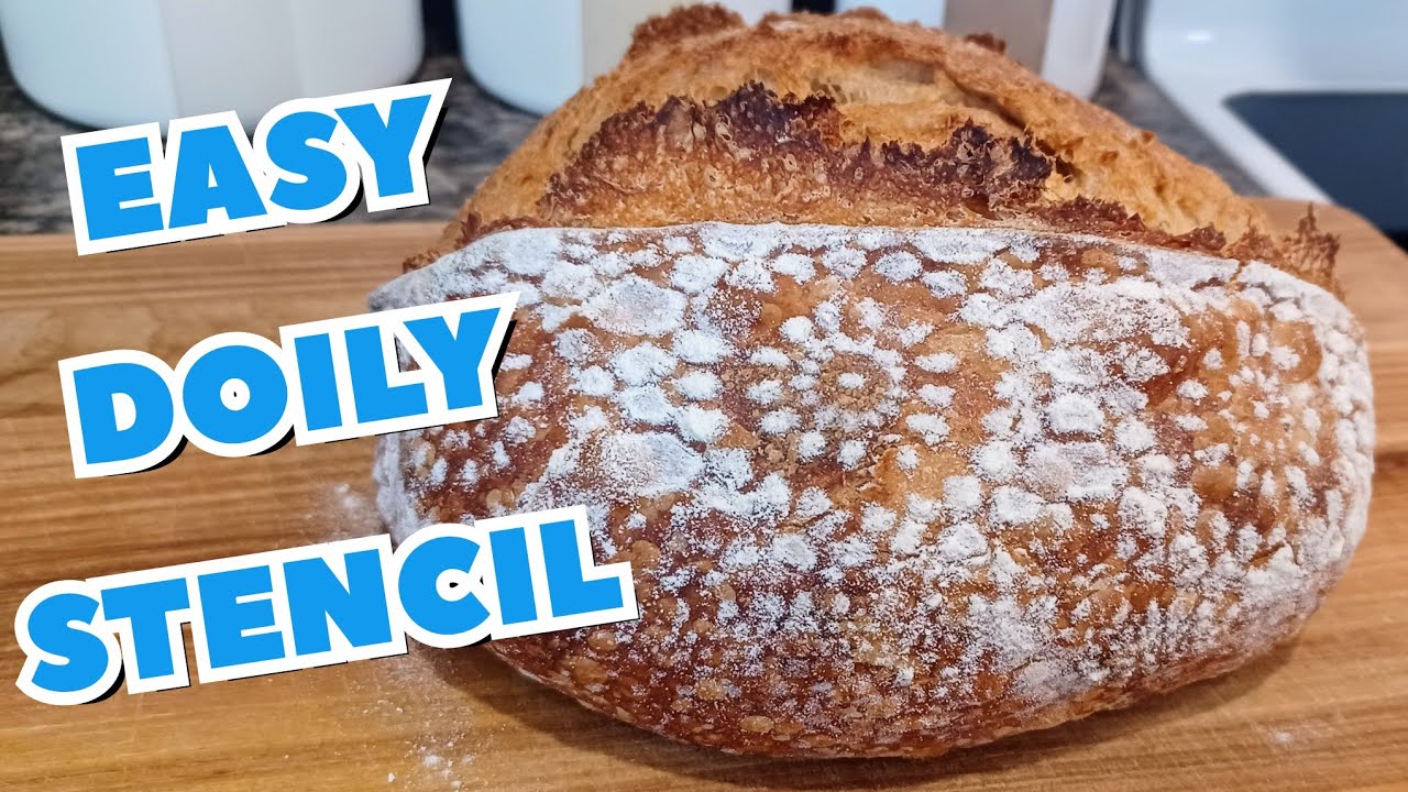 NO DECORATIVE SCORING REQUIRED! A Quick, Simple, Gorgeous Stencil For Your Sourdough Full Tutorial