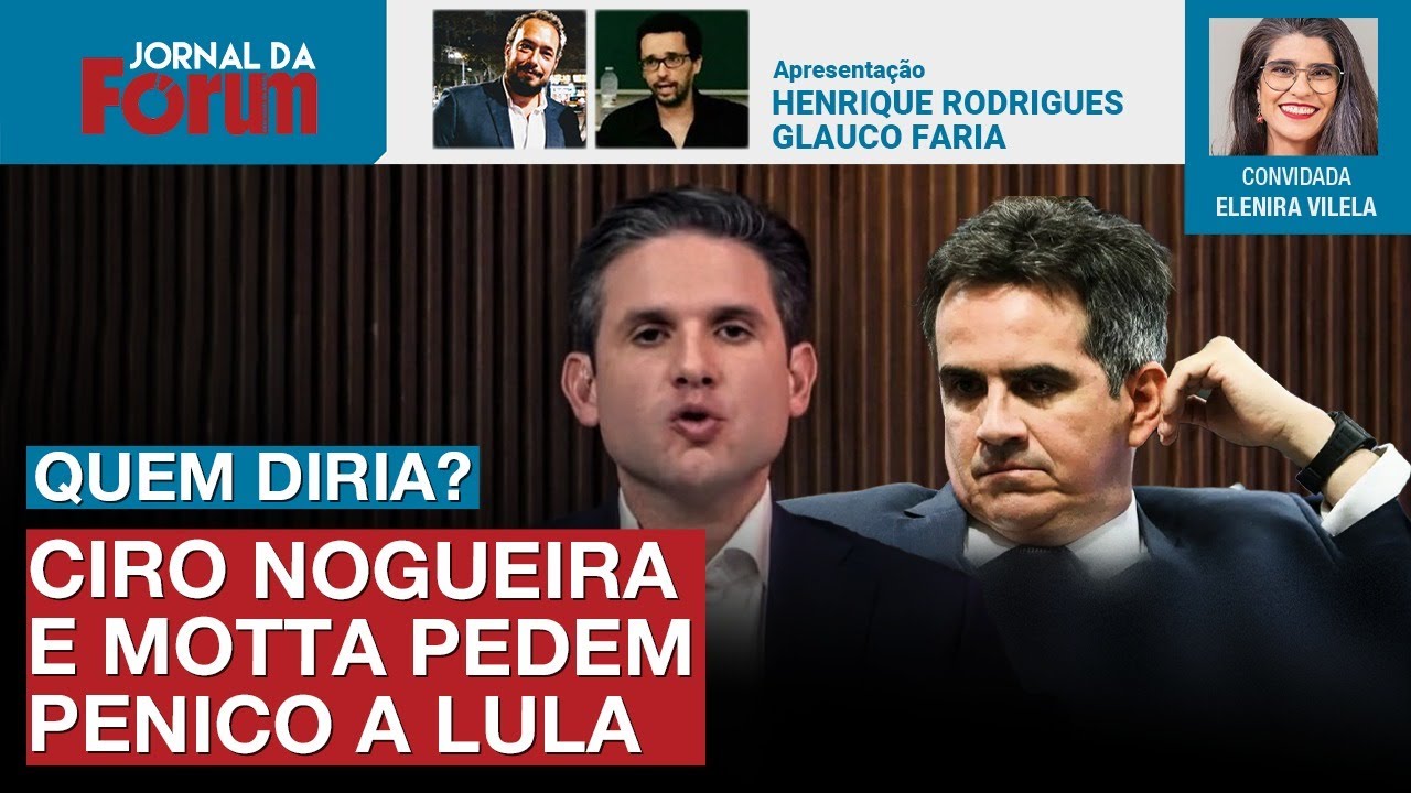 Fracos e desesperados, Ciro Nogueira e Hugo Motta imploram socorro a Lula | Trump faz post racista