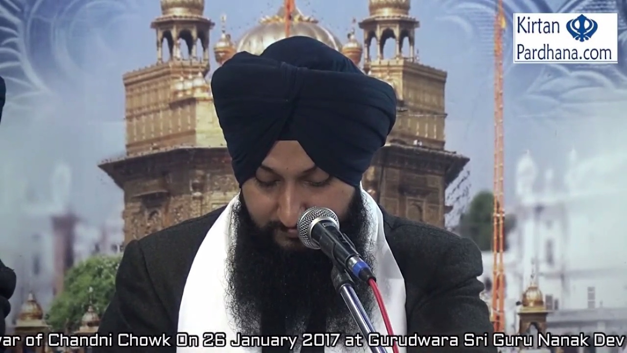 Bhai Simranjeet Singh Ji (Hajuri Ragi,Darbar Sahib) - 26Jan2017,Manohar Nagar,New Delhi