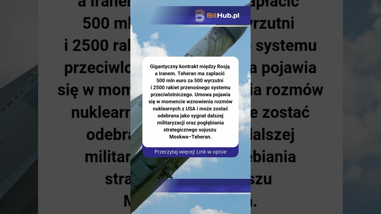 Tajna umowa Moskwa&ndash;Teheran. 500 wyrzutni w drodze do Iranu