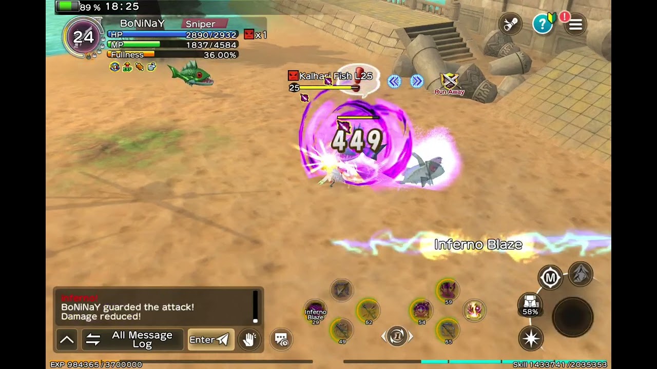 Gensokishi - Dragon Buster L24 using SR Base Gatcha EQuipment