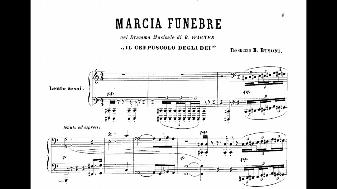 Richard Wagner/Ferruccio Busoni - Die Götterdämmerung, WWV 86D: Trauermarsch