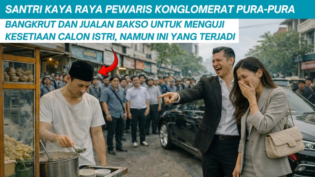 SANTRI KAYA RAYA PEWARIS KONGLOMERAT PURA PURA BANGKRUT UNTUK MENGUJI KESETIAAN CALON ISTRI, NAMUN..