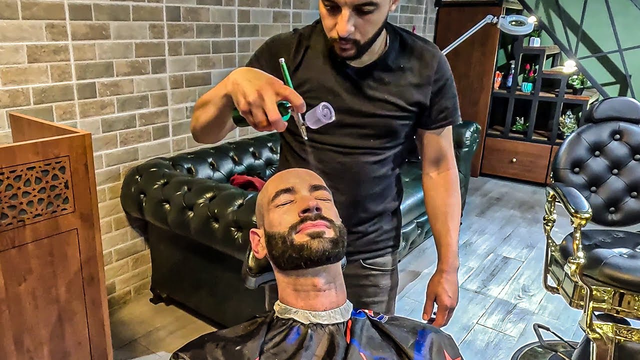 ROYAL Treatment in Marrakech Barbershop [ASMR - watch to fall asleep] 🇲🇦