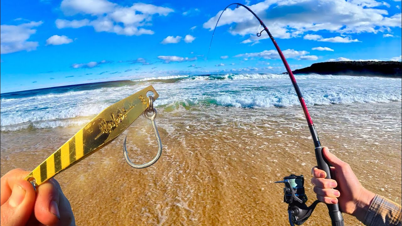 Casting “GOLD” Off The Beach!
