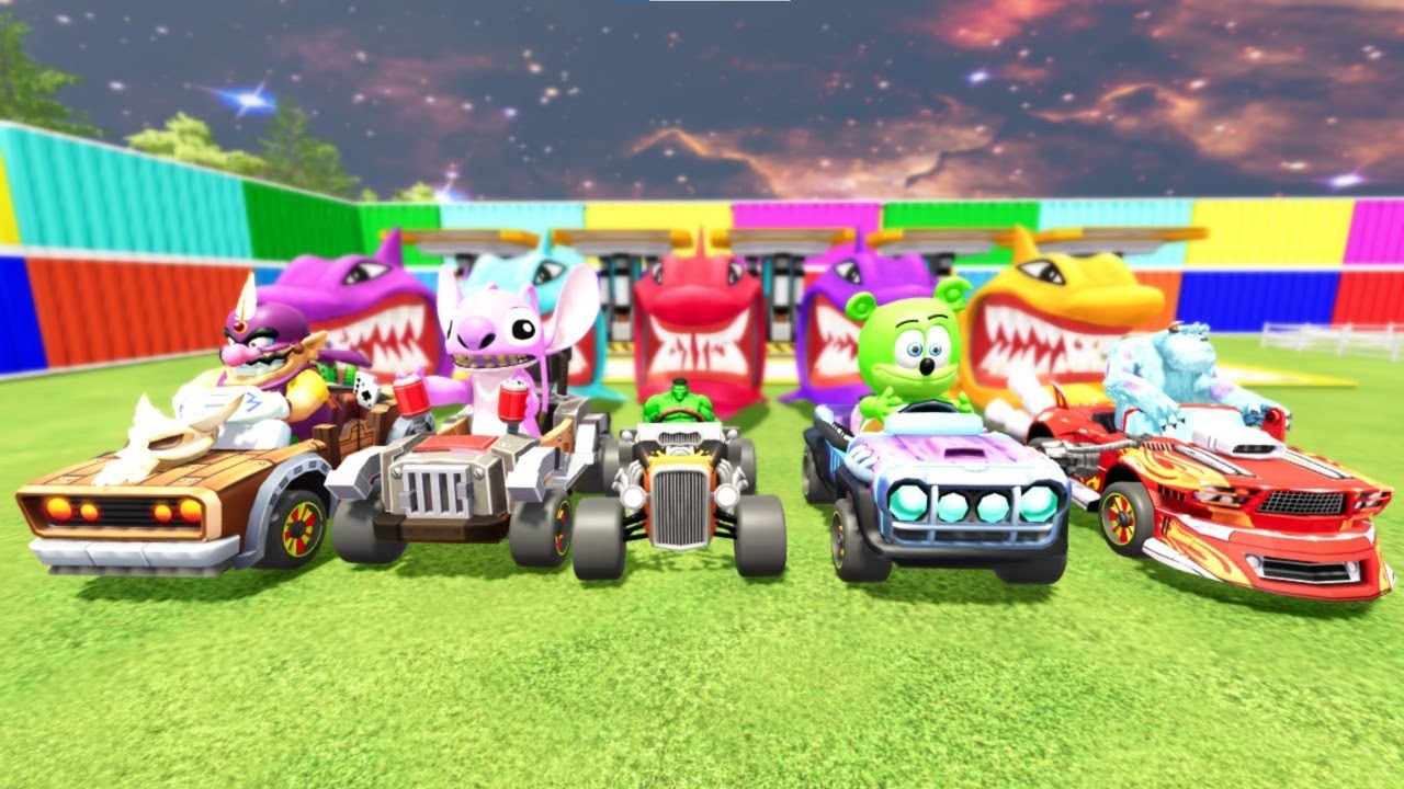 Crazy Cars With Funny Characters in This Simulation Racing Game - Miming 2