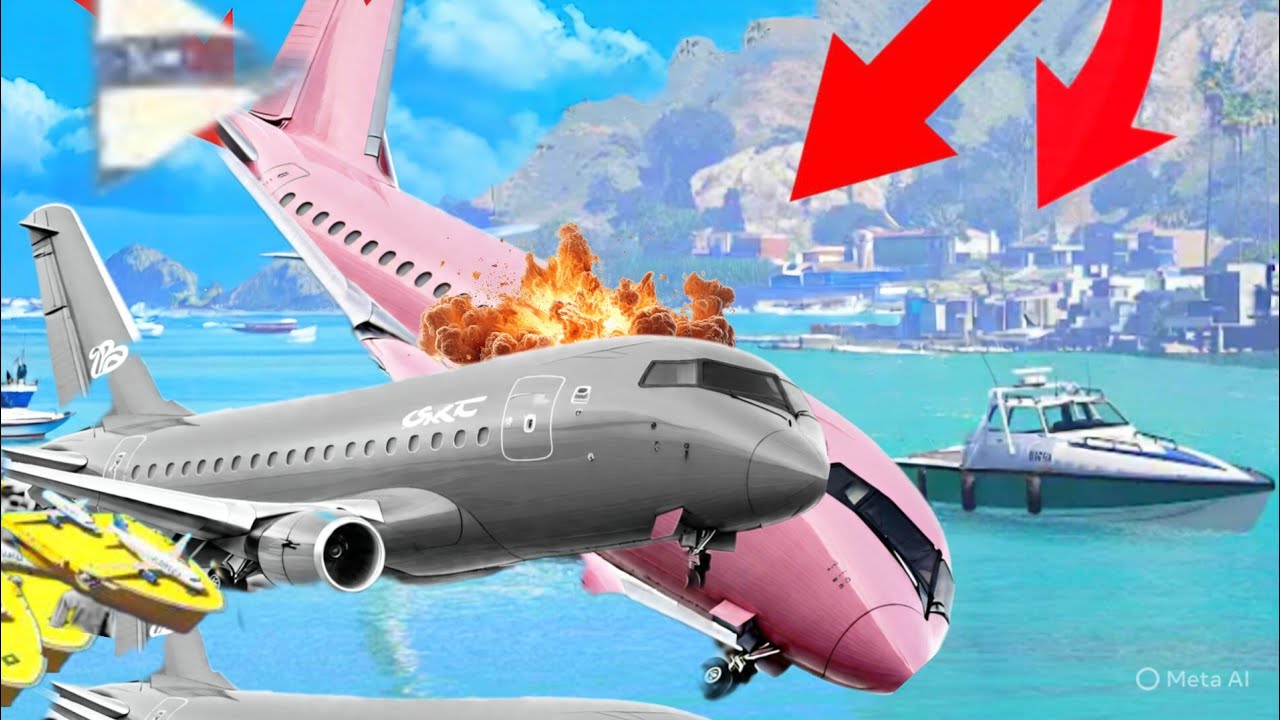 Ahmedabad Plane Crash: Air India Flight Carrying 242 Passengers Crashes Near Airport -Gta 5