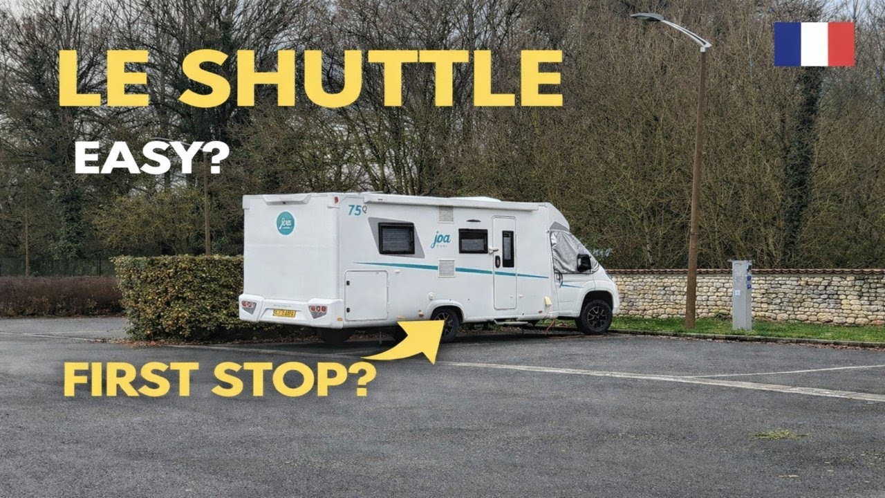 Поездка на автодоме от компании Le Shuttle во Францию ​​и наша первая остановка в Сен-Жени-де-Сен...