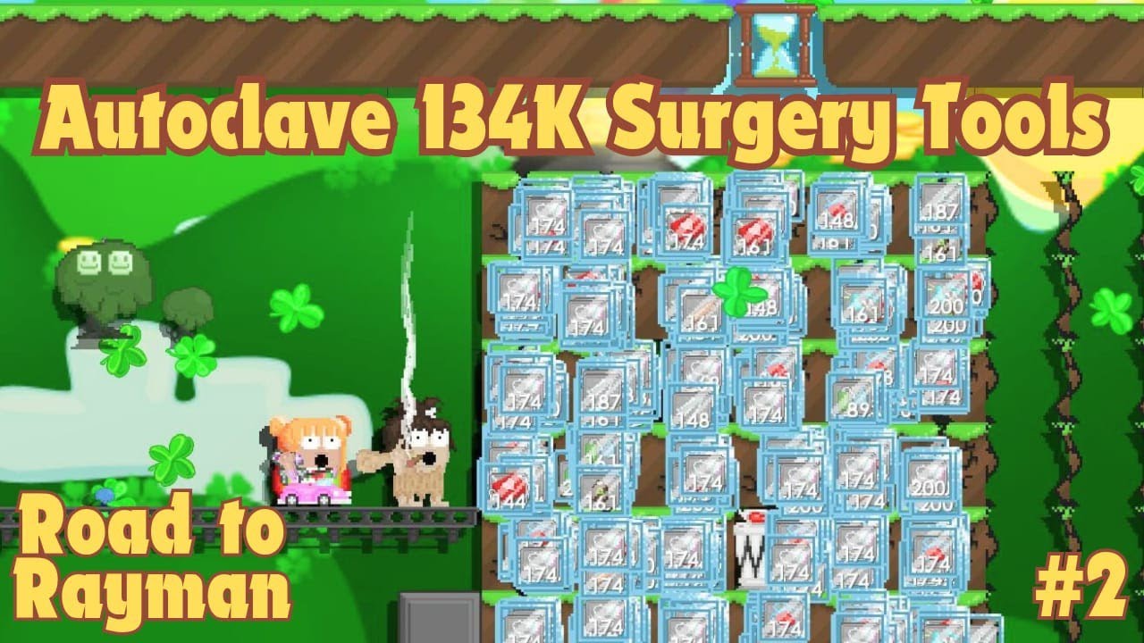 Road To Rayman #2 | Autoclave 134K Tools | Growtopia
