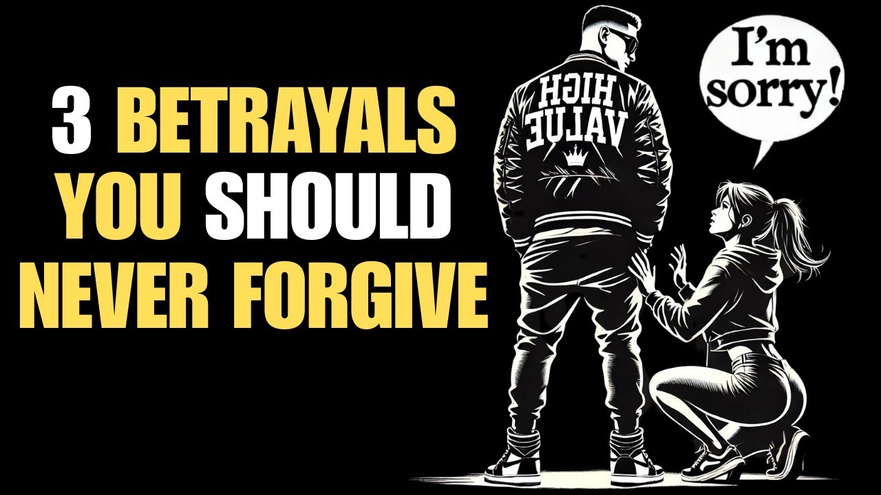 Never Forgive These 3 Betrayals in Relationships | Stoicism