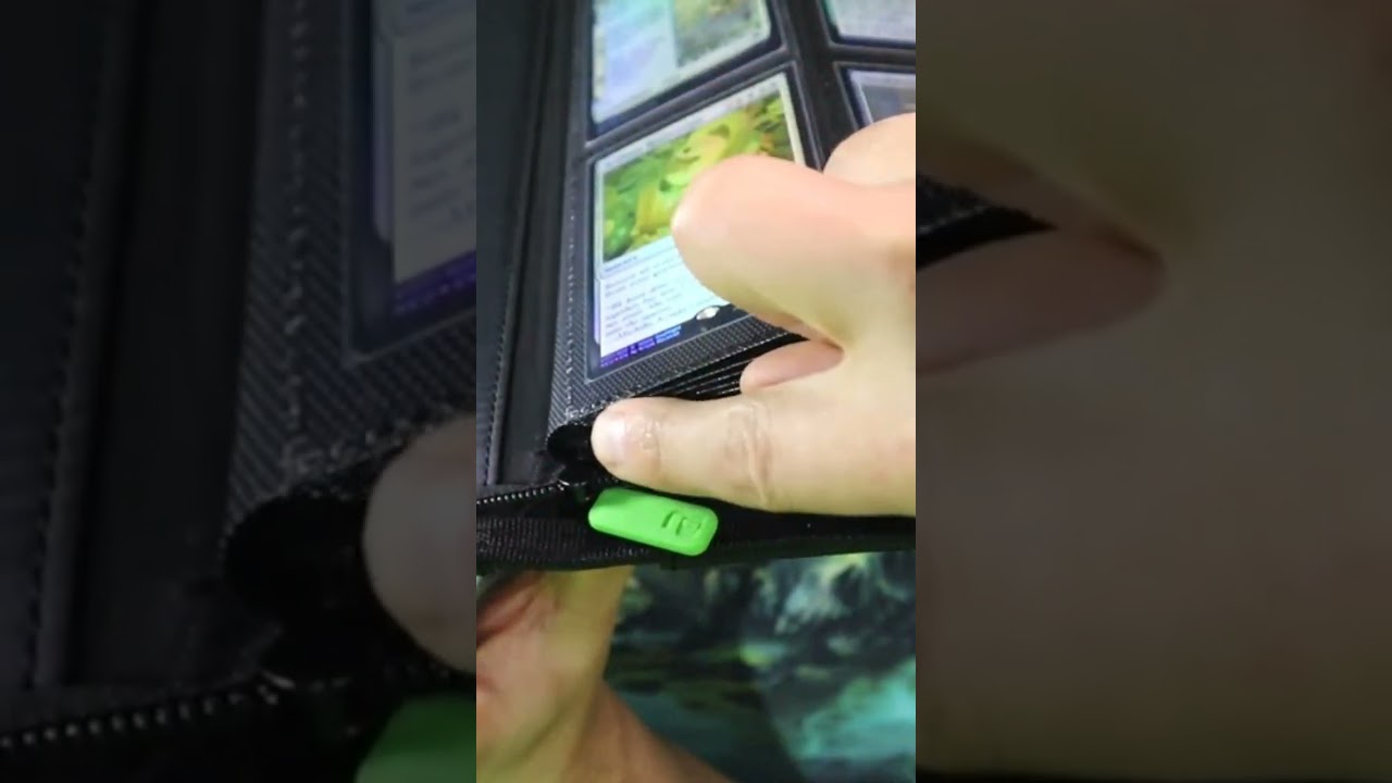 Side Loading Binders behave differently when full of cards