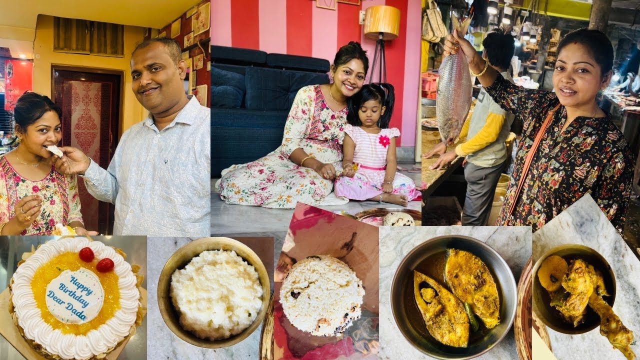 রান্না করে জন্মদিনের থালা সাজিয়ে মা মেয়ে বসেই থাকলাম👿কেকে এলো🩷gift 🍰 🧁 cake