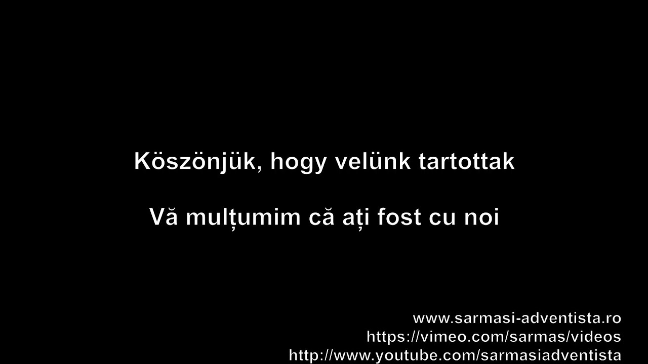 Live Stream - Sármási Adventista