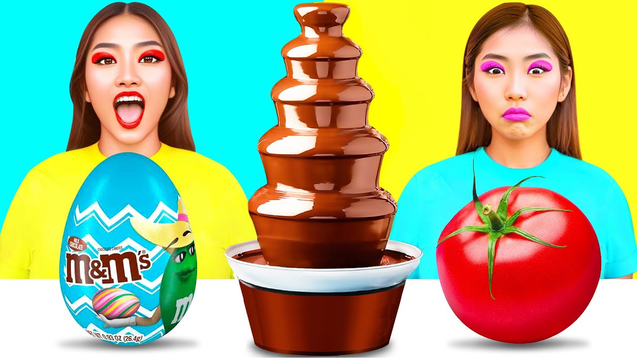 Schoko-Brunnen Challenge | Epische Koch-Hacks von Toon Toon