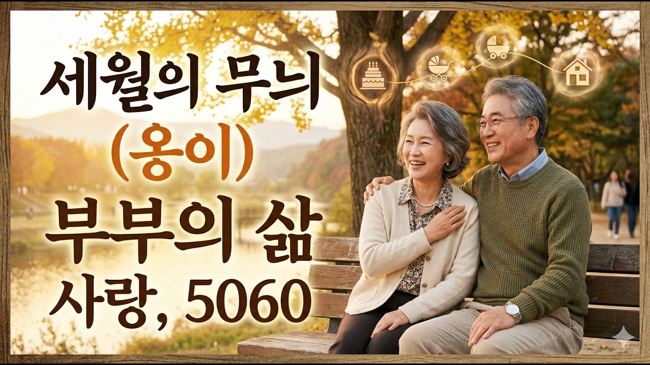 [함께 새긴 인생의 나이테, 옹이]평생을 곁에서 지켜준 당신에게 바치는 뒤늦은 고백과 위로,5060 세대의 깊은 공감을 자아내기 위해 '서로에 대한 고마움'과 '함께 견뎌온 세월.