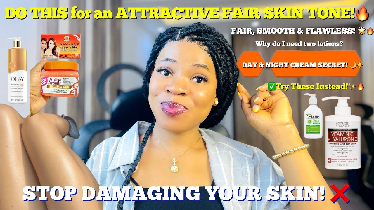 DO THIS to get an ATTRACTIVE FAIR SKIN TONE ✨ | Fair Complexion Skincare Routine + Flawless Skin 🔥