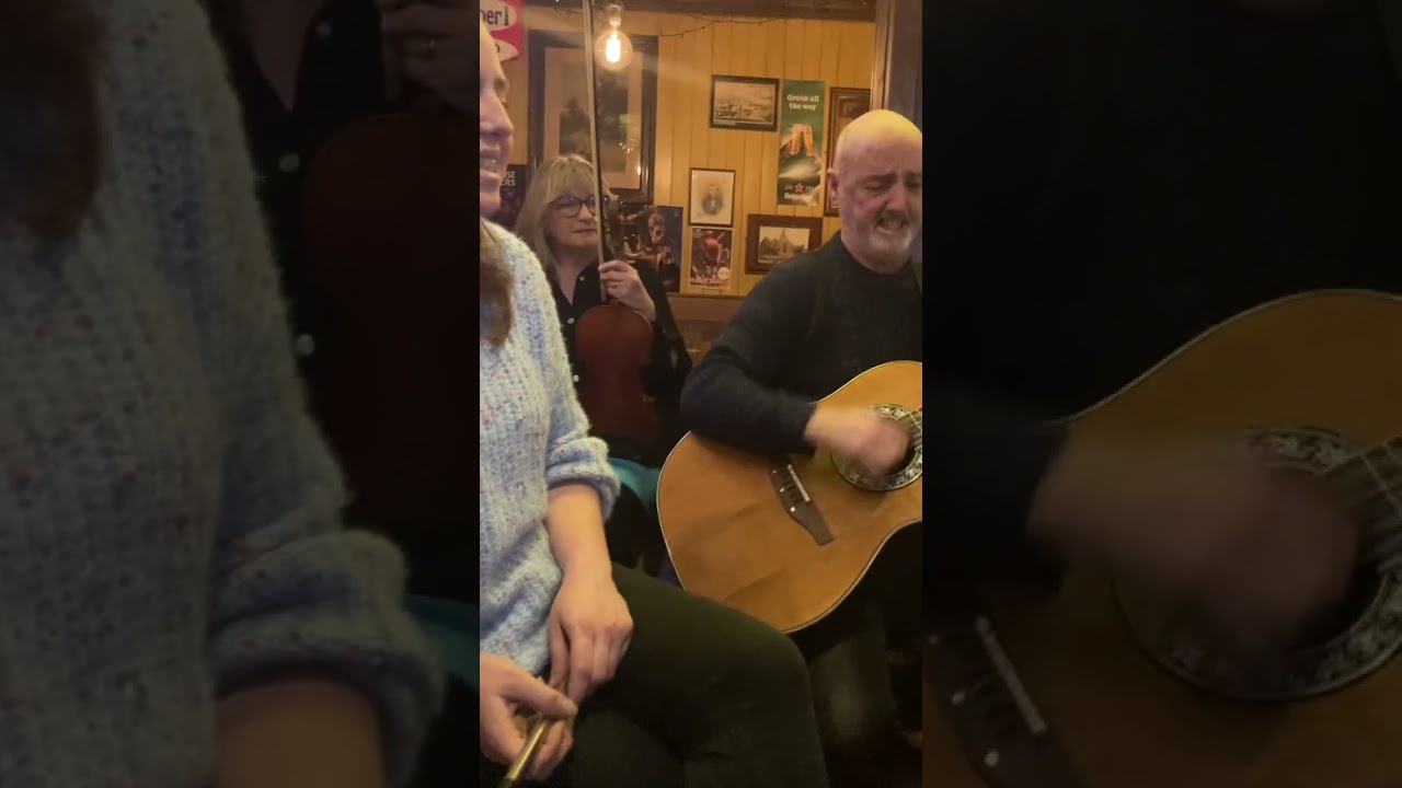 Fairytale of New York in a Galway session with my daughter Katie. R.I.P Shane McGowan.