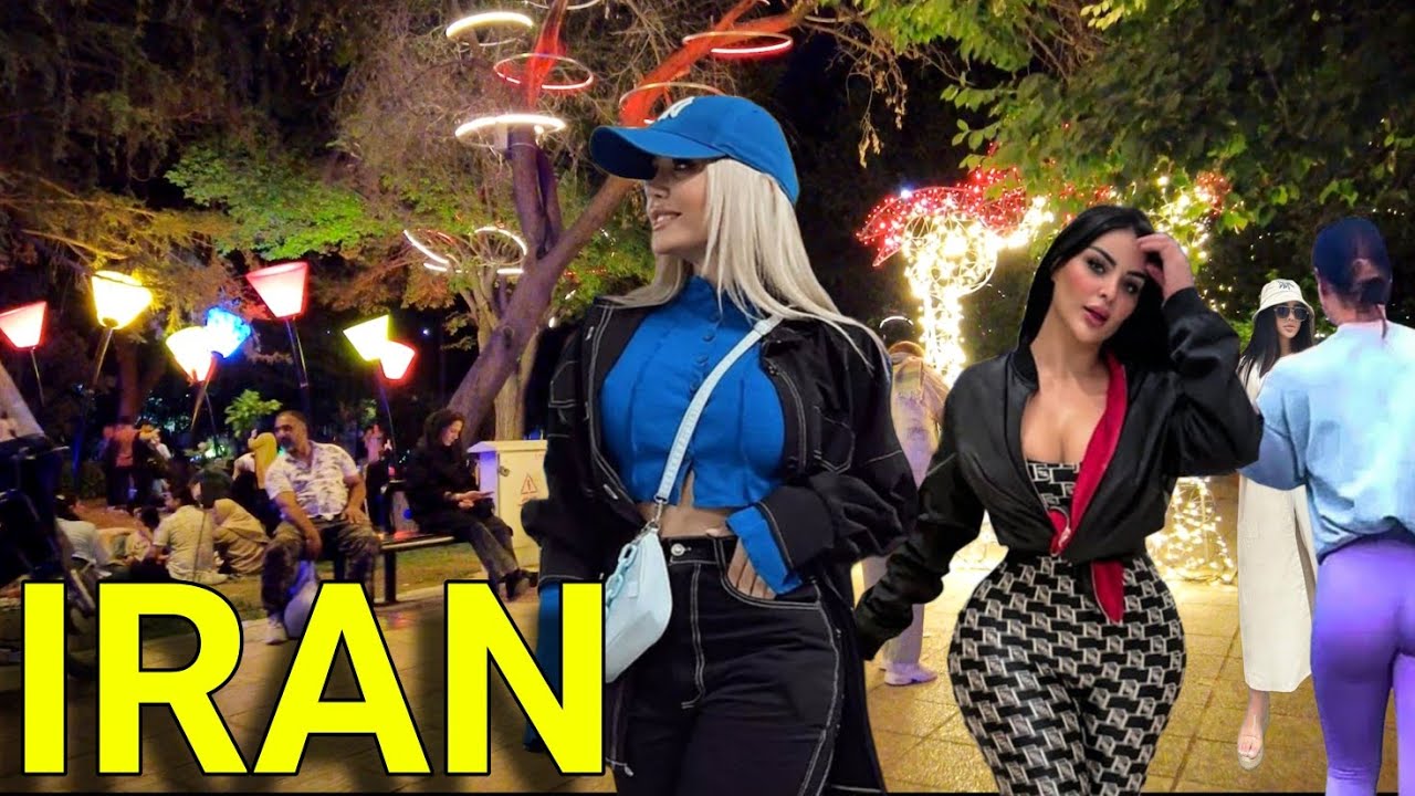 You Won't Believe This Nighttime Park Adventure! Life Style Of Iranian Women!!ایران