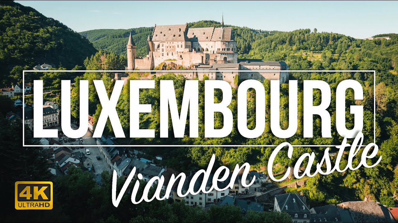 Vianden Castle in Luxembourg 4K