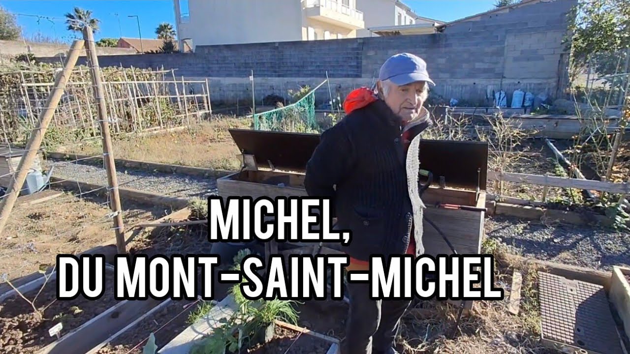 Le Jardin de Michel Brault : le Potager surélevé de Bois et de Cœur au Jardin Partagé Rakrouki Sète