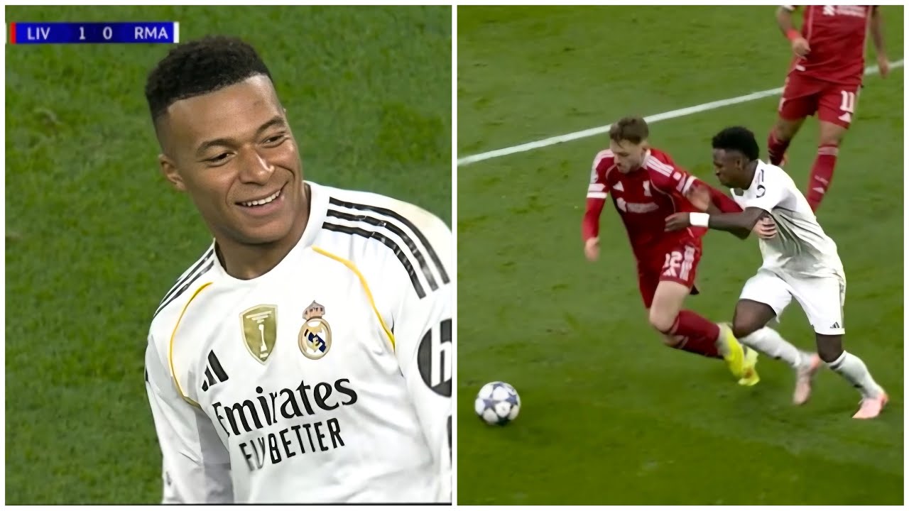 Kylian Mbappé & Vinícius Jr vs Liverpool | Skills and move | UCL | 04/11/2025