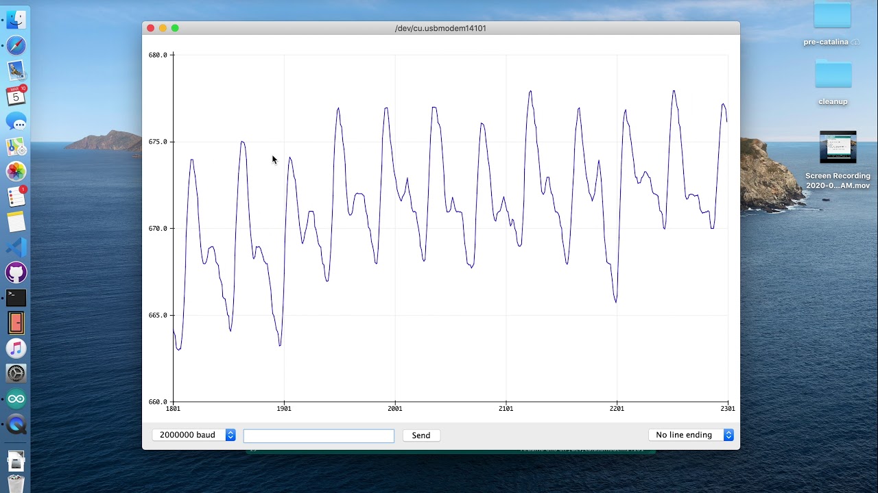Exporting data from Arduino to MATLAB