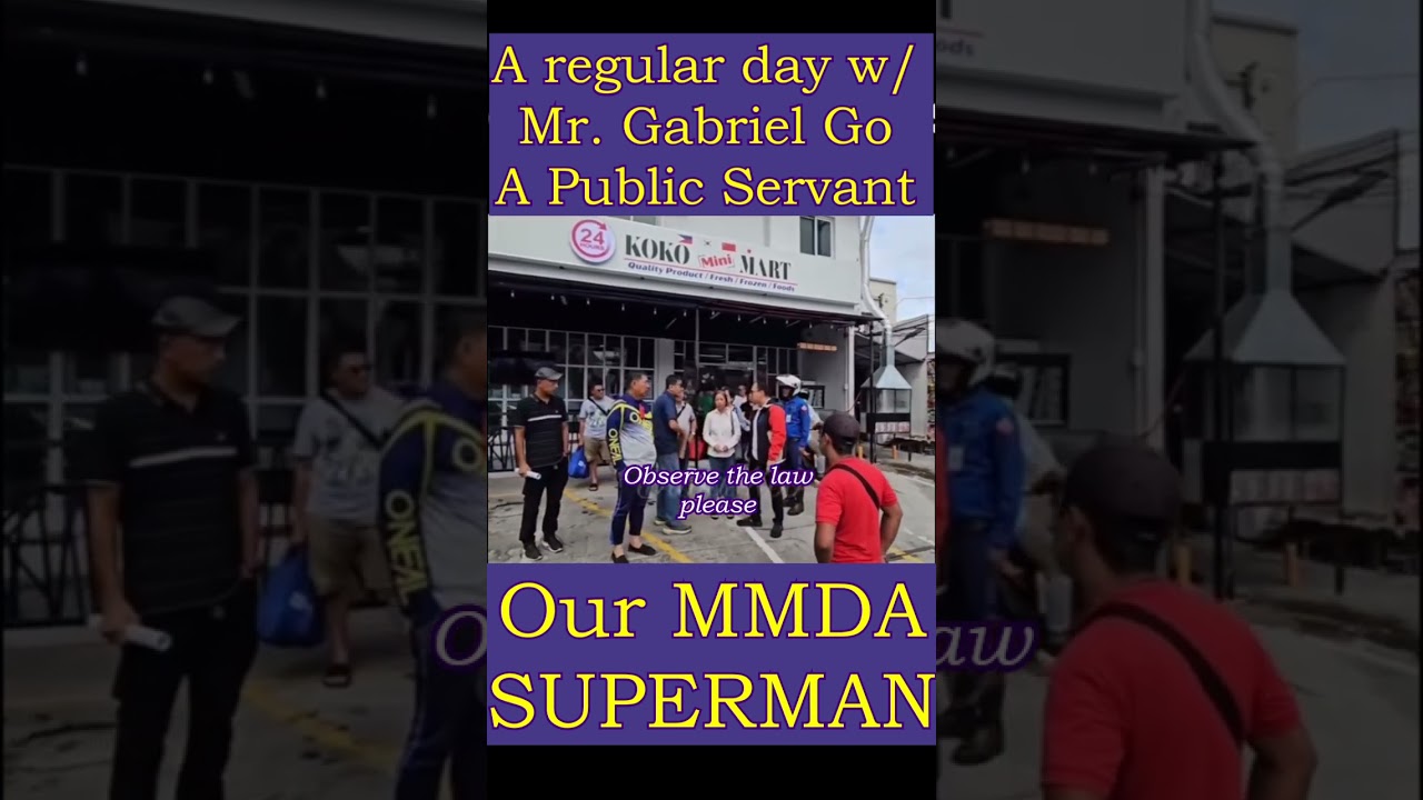 Gabriel Go MMDA Operations Head Goes To Work #traffic #motorista #2wheels