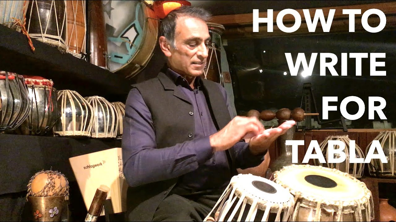 How to Write for Tabla FULL LENGTH TUTORIAL by Kuljit Bhamra