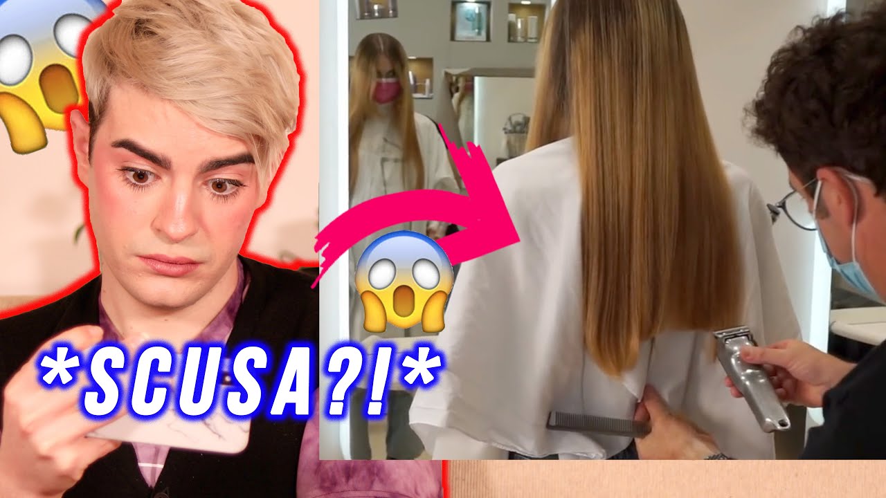 *DAL PARRUCCHIERE DOPO 4 ANNI* PARRUCCHIERE REAGISCE AI CAPELLI DI ABOUTGAIA || NIKOOOLASH