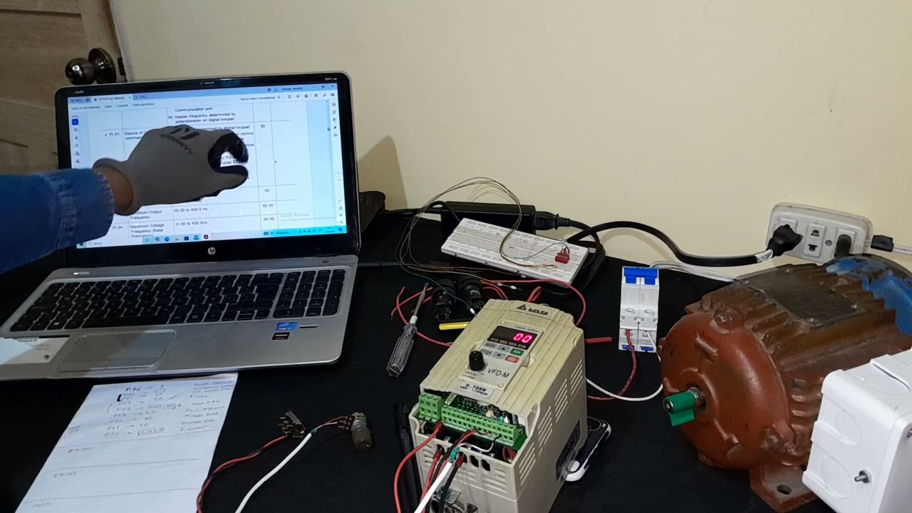 Control a 2 Hilos de Variador de frecuencia DELTA