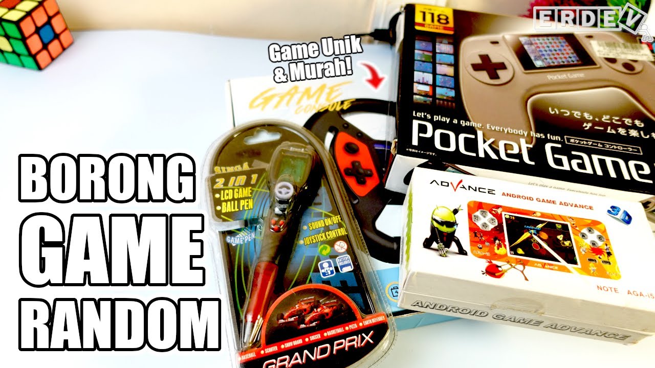 BELI BANYAK CONSOLE GAME MURAH-MERIAH YANG RANDOM & KEREN! - Pocket Game, Game SU-8 Mirip Stir dll