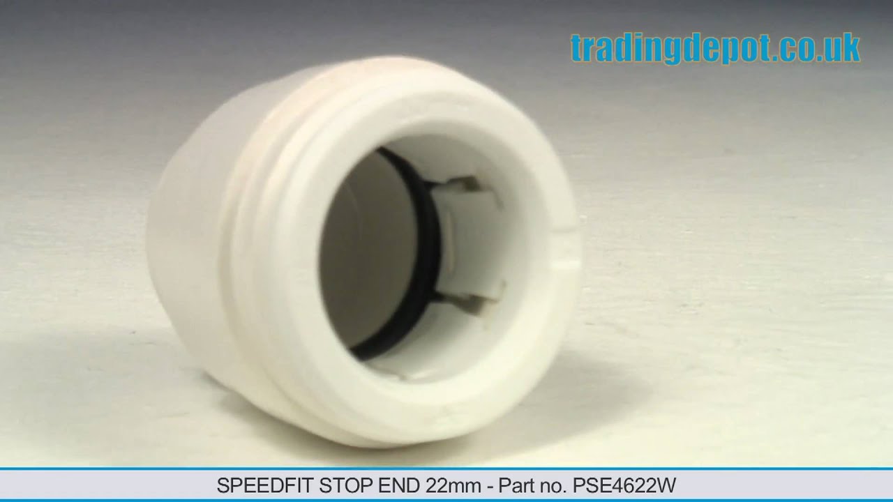 TRADING DEPOT: Speedfit Stop End 22mm -Part no:  PSE4622W
