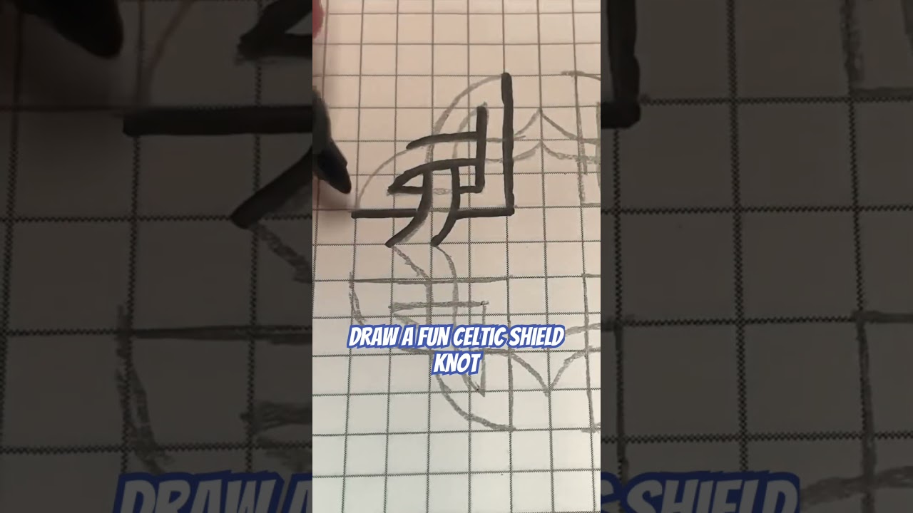 Draw a fun Celtic Shield Knot 