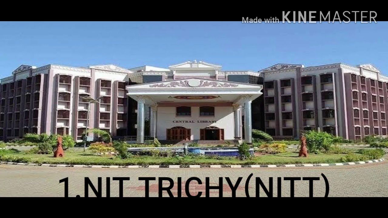Top 10 nits in india(NIRF RANKING) 2020