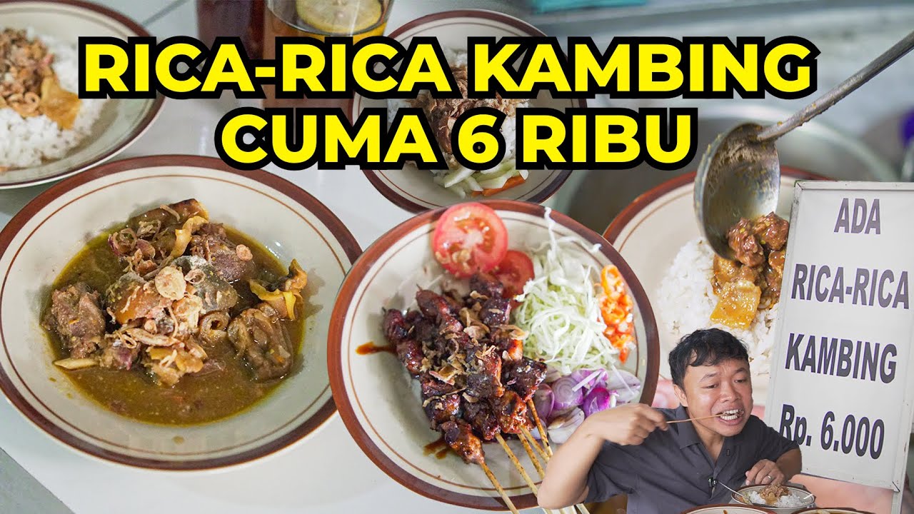 Bayar 6 Ribu Udah Bisa Makan Rica-Rica Kambing! Jual Murah Biar Kuli Pabrik Bisa Makan Enak!