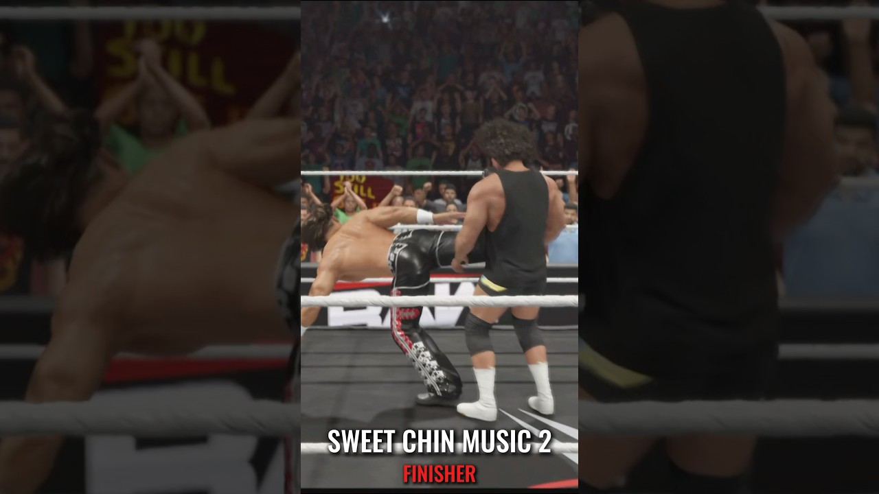 Фирменные приёмы и завершающие атаки Шона Майклза в WWE 2K25 (геймплей)