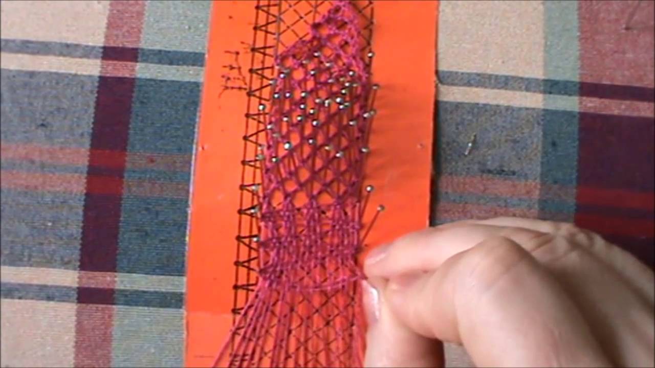 Video tutorial de encaje de bolillos: Vueltas en el borde