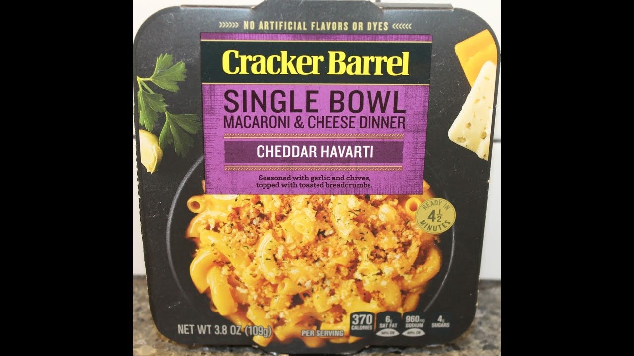 Cracker Barrel Single Bowl Macaroni & Cheese Dinner: Cheddar Havarti Review