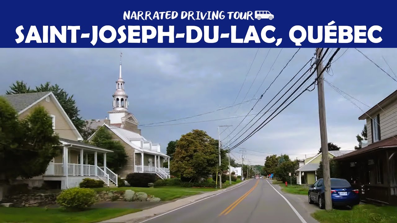 🚗 Scenic Drive Through Saint-Joseph-du-Lac, Québec | Stunning 4K Views! 🍁