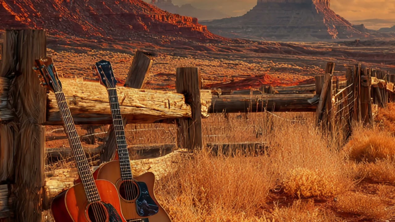 2 Hours Country Smooth Jazz Ranch Sunset Serenade / Relaxing Sax & Guitar