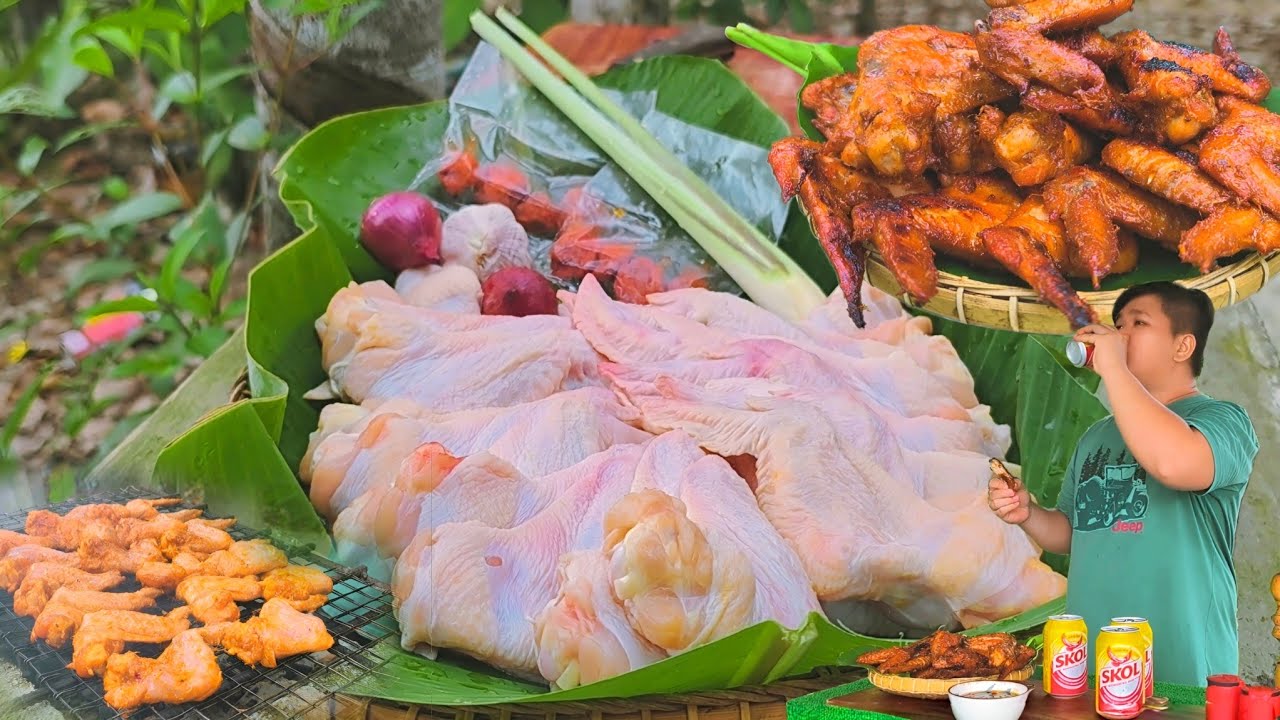 The Secret Ingredient That Makes This Chicken Wings Shine Red on the Grill