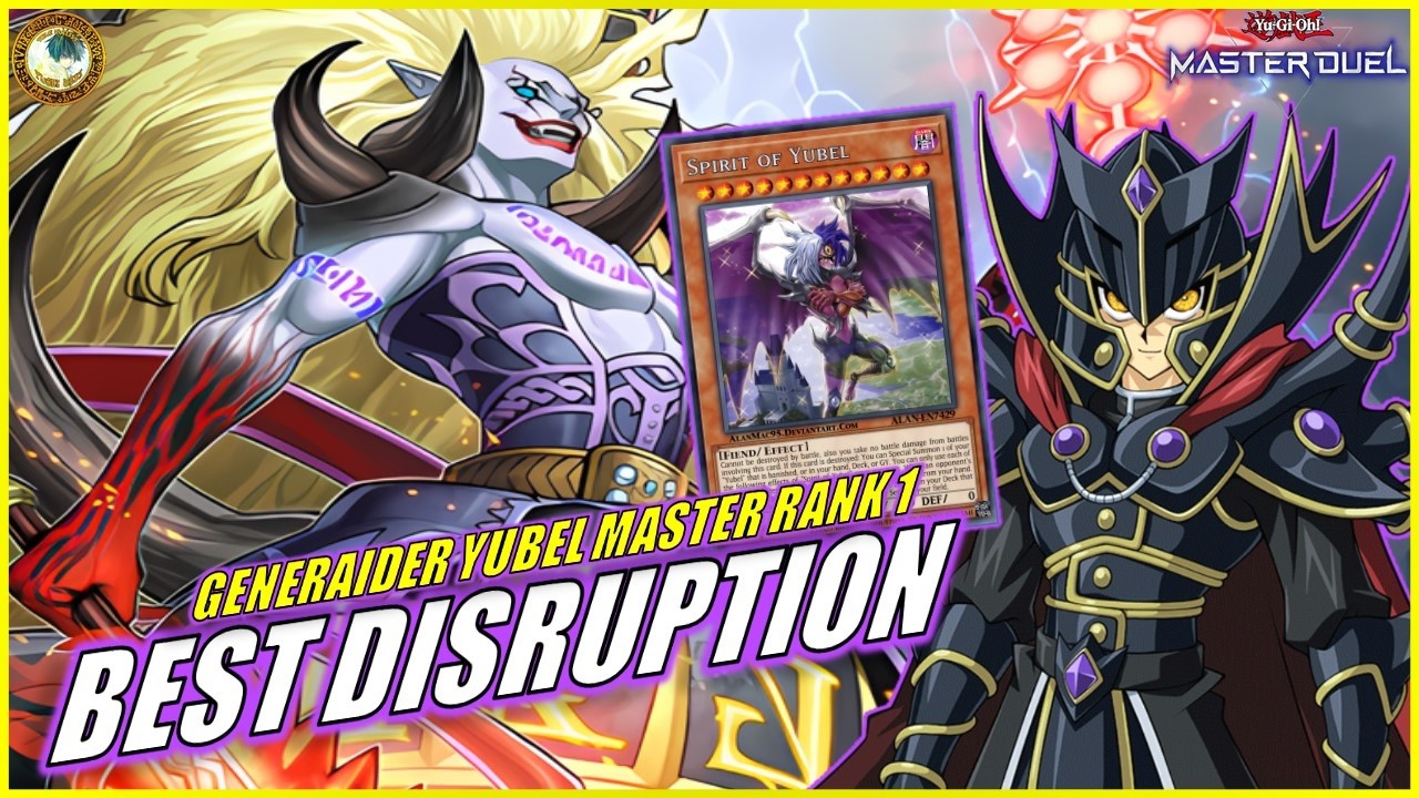 GENERAIDER YUBEL MASTER RANK 1 🏆 Crushing New Infernoid! BEST DISRUPTION [Yu-Gi-Oh! MASTER DUEL]