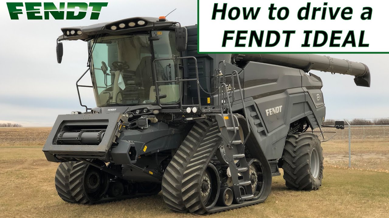 How to drive a Fendt Ideal Combine