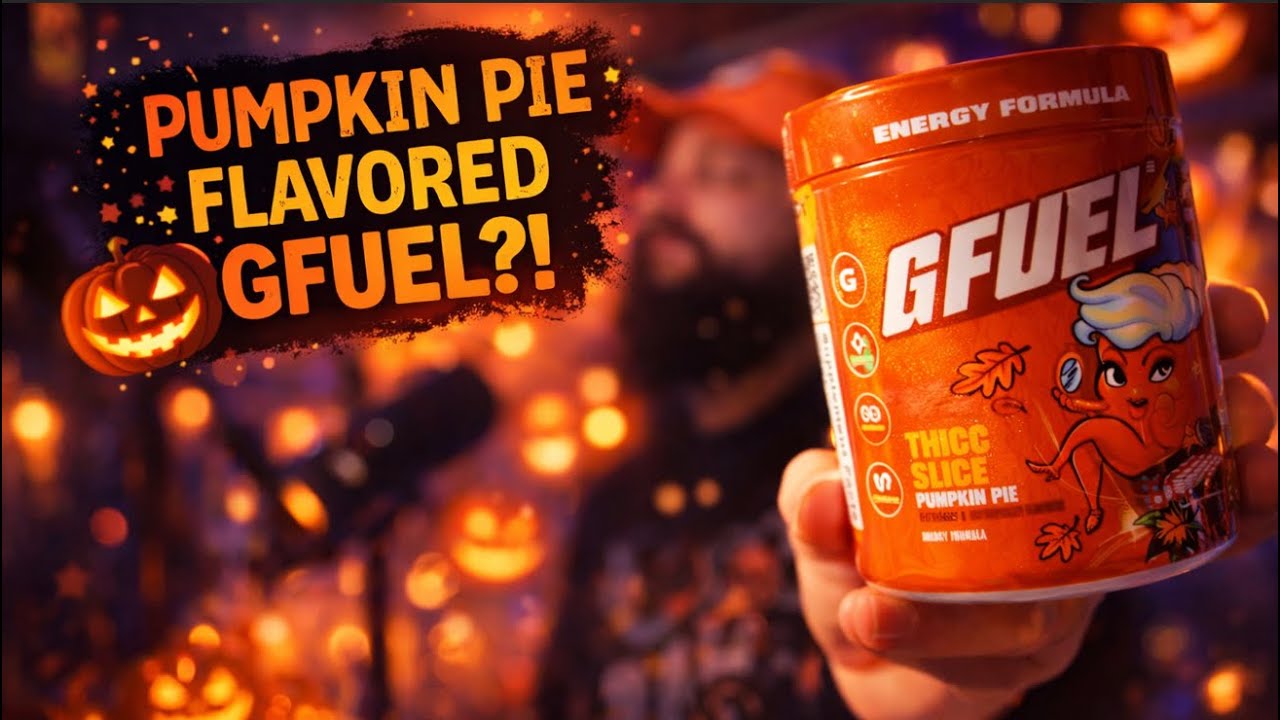 Обзор GFUEL со вкусом тыквенного пирога… В ВОДЕ И МОЛОКЕ! 🎃