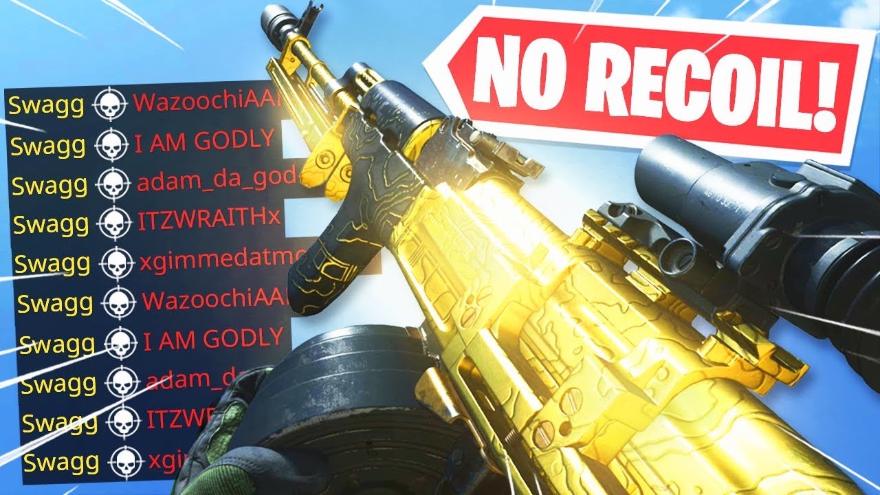 "your ak47 setup has no recoil, you cheating?!"