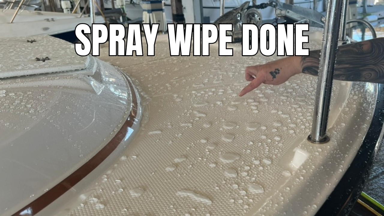How we apply Ceramic Aftercare to our Ranger Tug R27ob